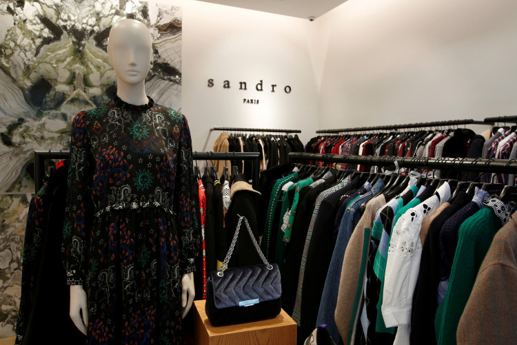 Sandro store is seen at a shopping mall in Hong Kong