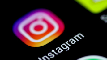 The Instagram application is seen on a phone screen