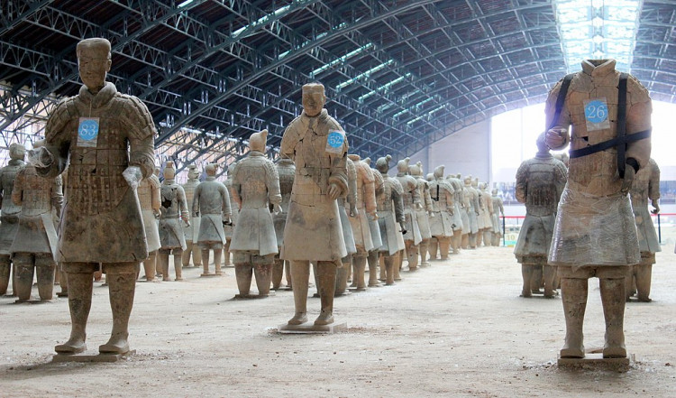 Terracotta warriors in Xi'an, China