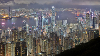 Hong Kong Night Skyline