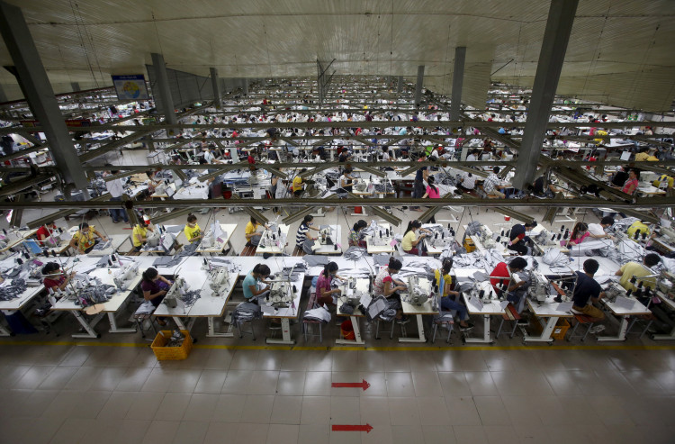 Garment factory in Bac Giang province, near Hanoi
