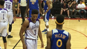 Patrick McCaw in Las Vegas during the 2016 NBA Summer League, Warriors vs Lakers