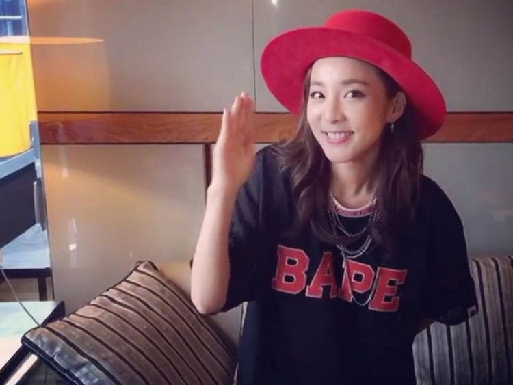 Sandara Park announced she would return to Manila with Seungri.