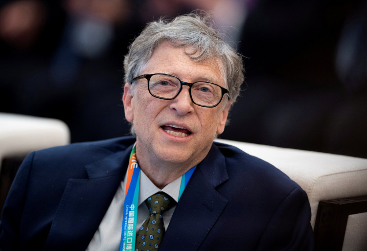 Bill Gates attends a forum of the first China International Import Expo