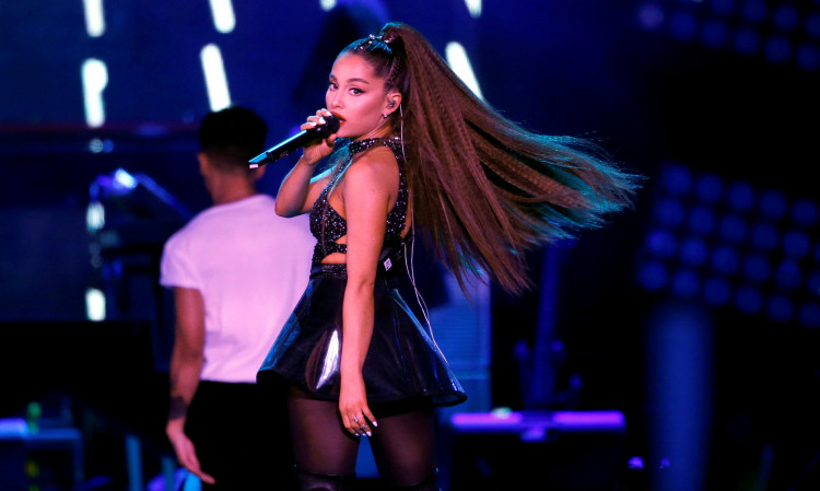 Ariana Grande performs
