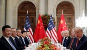 Chinese President Xi Jinping and U.S. President Donald Trump December meeting