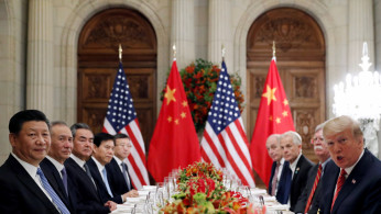 Chinese President Xi Jinping and U.S. President Donald Trump December meeting