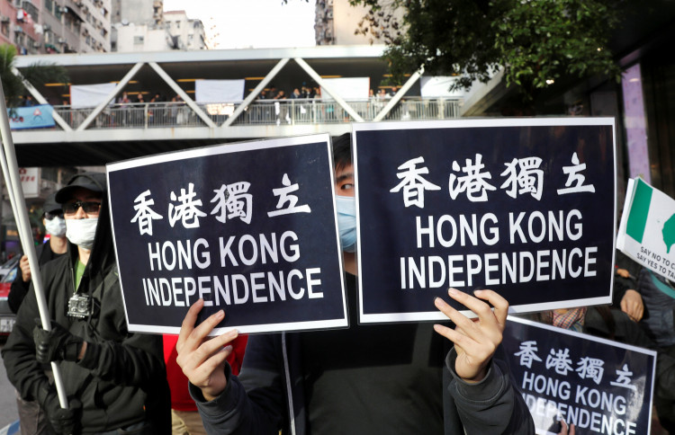 Activists for HK independence