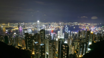 Night view at Victoria Peak