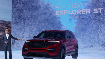 Ford Explorer ST is revealed at the North American International Auto Show in Detroit, Michigan