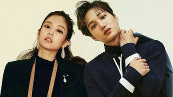 The viral photo in question showed Jennie in front of Kai's birthday banner. 