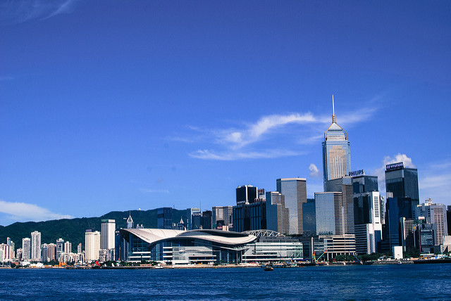 Photo of the Hong Kong skyline