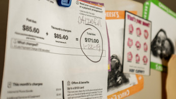 Telephone bill of federal worker