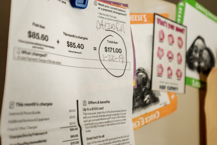 Telephone bill of federal worker