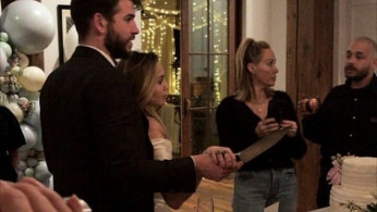 Liam Hemsworth and Miley Cyrus