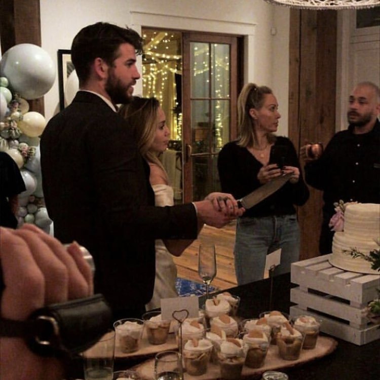 Liam Hemsworth and Miley Cyrus