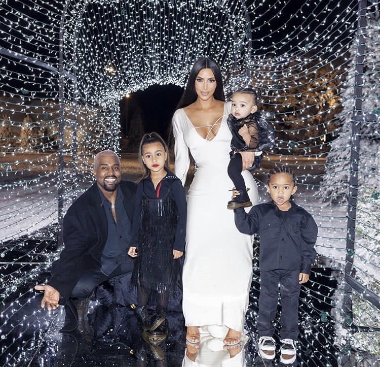 Kim Kardashian and Kanye West Family