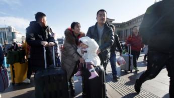 China Lunar New Year Tourists