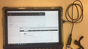 An actual Bitcoin transaction from the Kraken cryptocurrency exchange to a hardware LedgerWallet