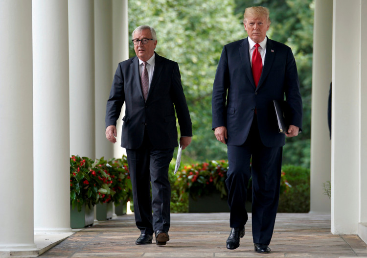 Donald Trump and Jean-Claude Juncker
