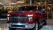 General Motors Co. introduces the Chevrolet 2020 Silverado HD pickup truck at the GM Flint Assembly Plant in Flint, Michigan