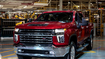 General Motors Co. introduces the Chevrolet 2020 Silverado HD pickup truck at the GM Flint Assembly Plant in Flint, Michigan