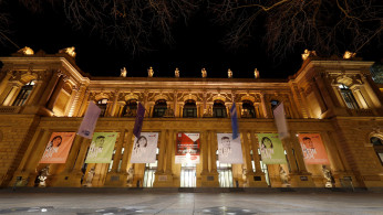 A general view shows the German stock exchange (Deutsche Boerse) in Frankfurt