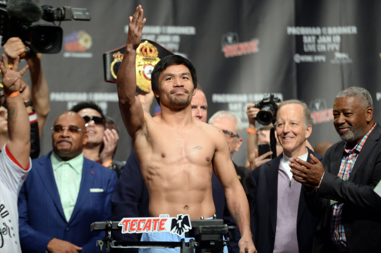 Boxing: WBA Welterweight champion Manny Pacquiao