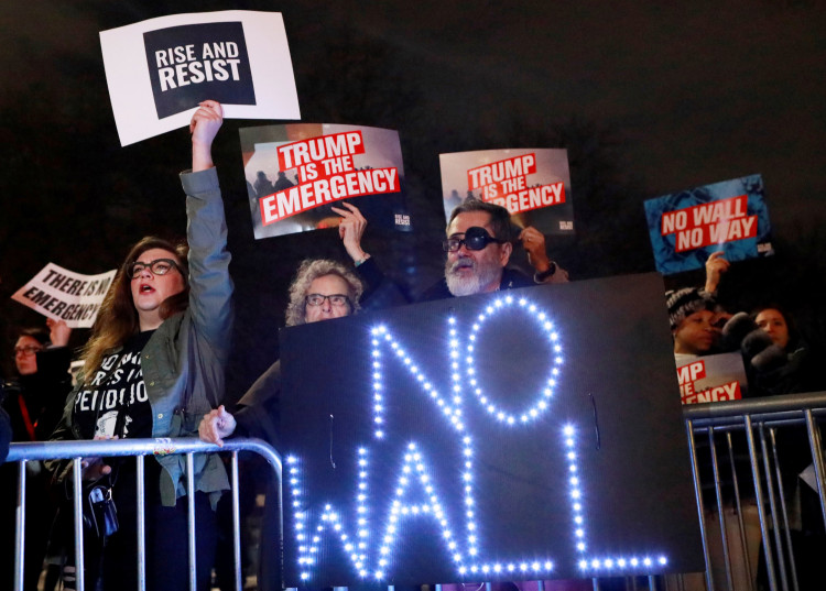 US-Mexico border wall protests