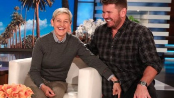 Ellen DeGeneres with Kevin LemanII