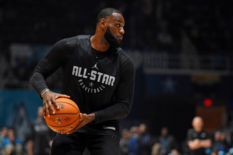 NBA: LeBron James of the Los Angeles Lakers
