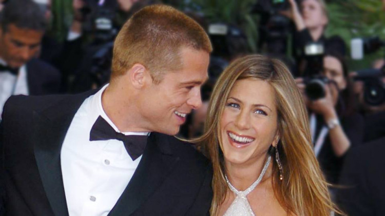 A tabloid claimed Brad Pitt and Jennifer Aniston got married on her 50th birthday.