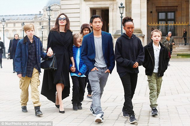 Angelina Jolie and Kids