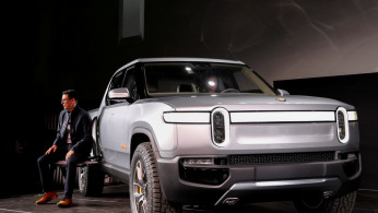 Rivian introduces R1T all-electric pickup truck at LA Auto Show in Los Angeles