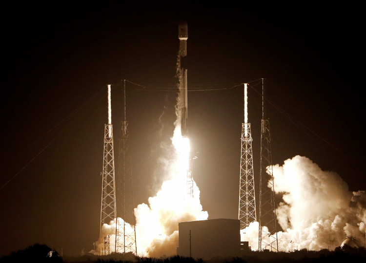 A SpaceX Falcon 9 rocket carrying Israel's first spacecraft designed to land on the moon lifts off on the first privately-funded lunar mission at the Cape Canaveral Air Force Station