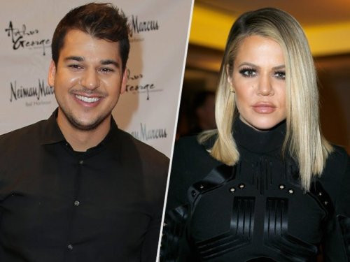 Rob Kardashian and Khloe Kardashian