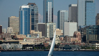 Business District of Seattle, Washington