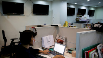 Office worker in Manila