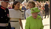 Queen Elizabeth and Meghan Markle