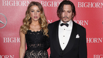 Amber Heard and Johnny Depp