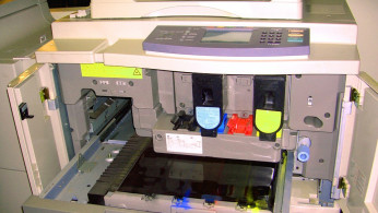 A photocopy machine.