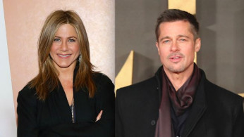 Jennifer Aniston and Brad Pitt