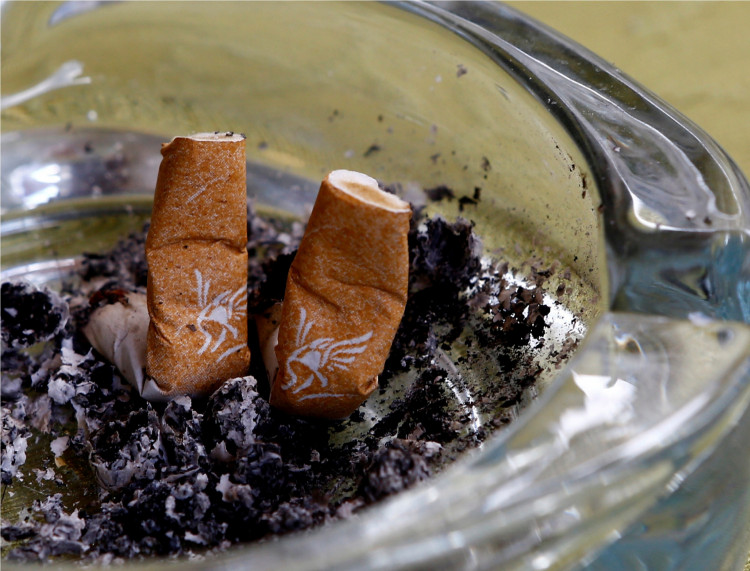 cigarette butts