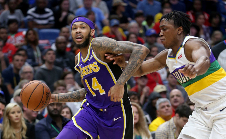 Los Angeles Lakers forward Brandon Ingram 