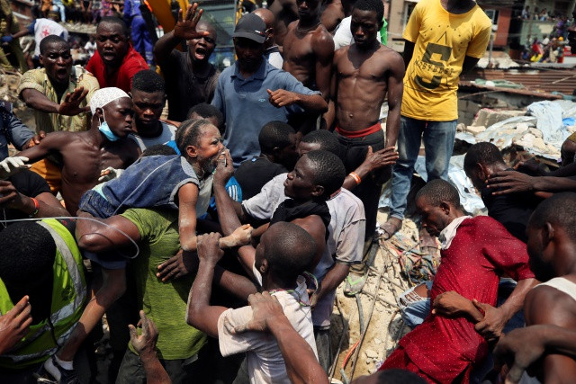 Collapsed Building in Nigeria