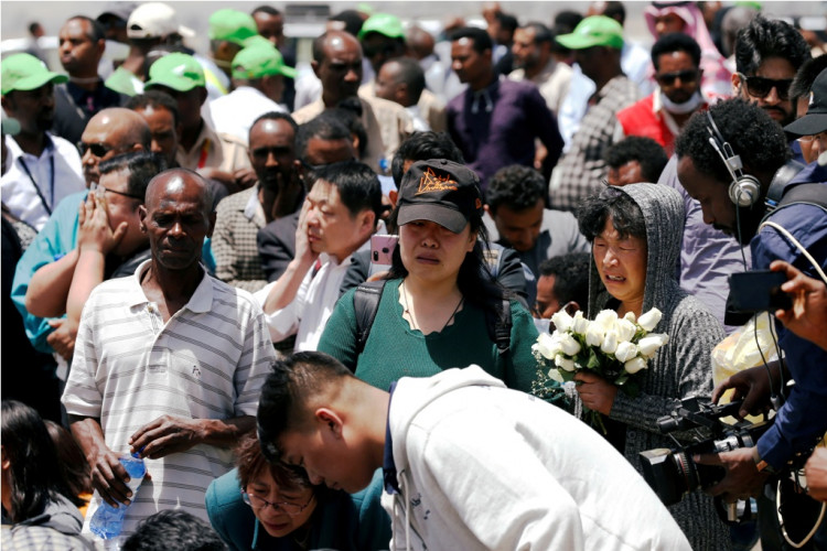 Ethiopian Airlines crash site