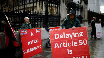 Brexit protest