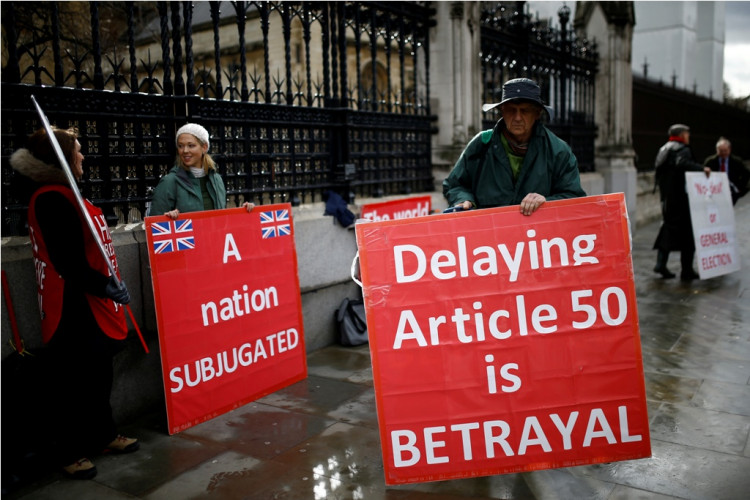 Brexit protest