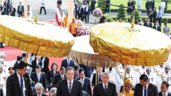 Moon Jae-in in Cambodia