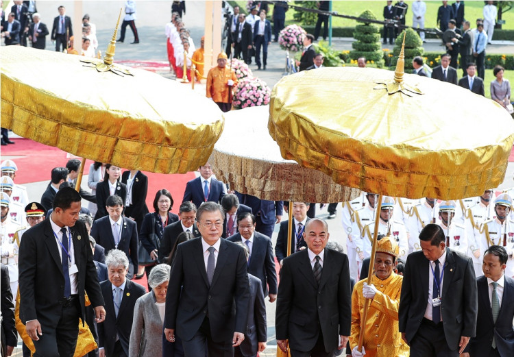 Moon Jae-in in Cambodia